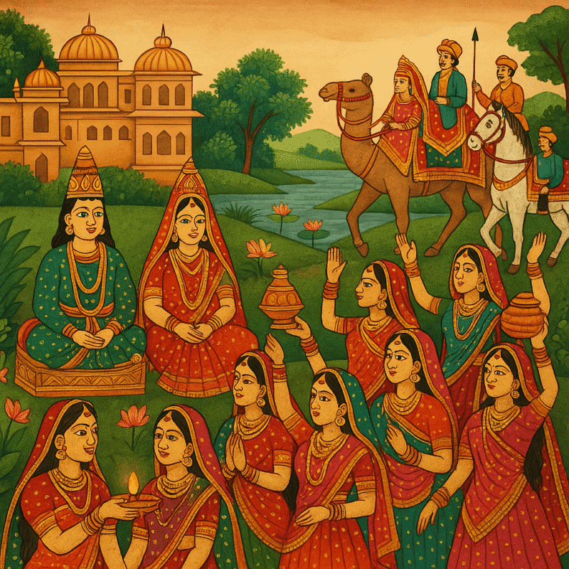 Gangaur puja vidhi