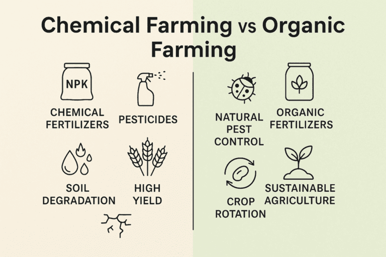 Chemical Farming vs Organic Farming