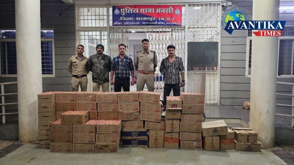 मक्सी पुलिस की दबंग कार्रवाई