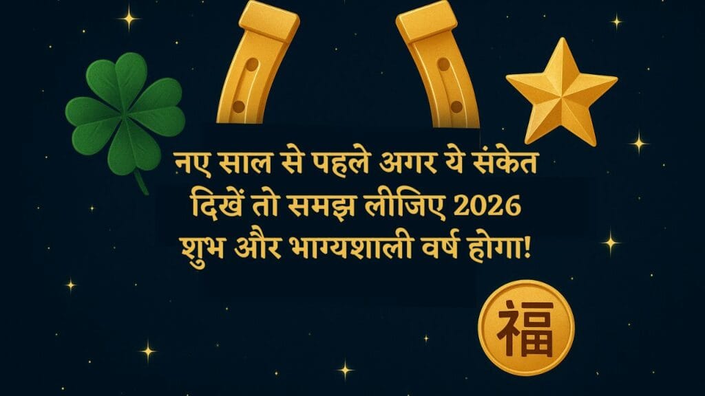 Signs of good luck in 2026
